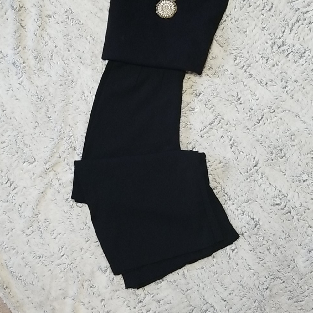 Zara Black Knit Culottes Size L